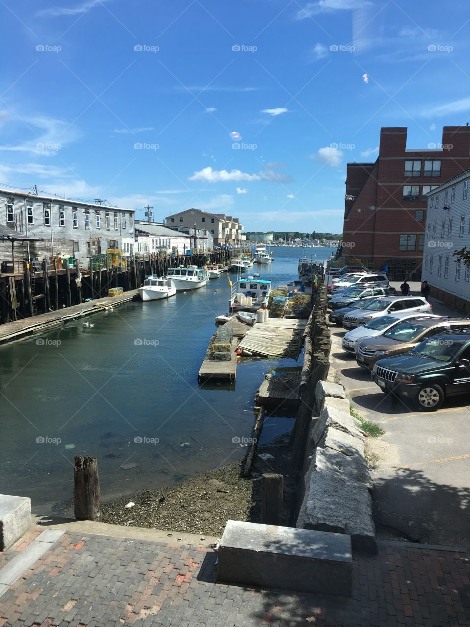 View from a Portland Maine shop 