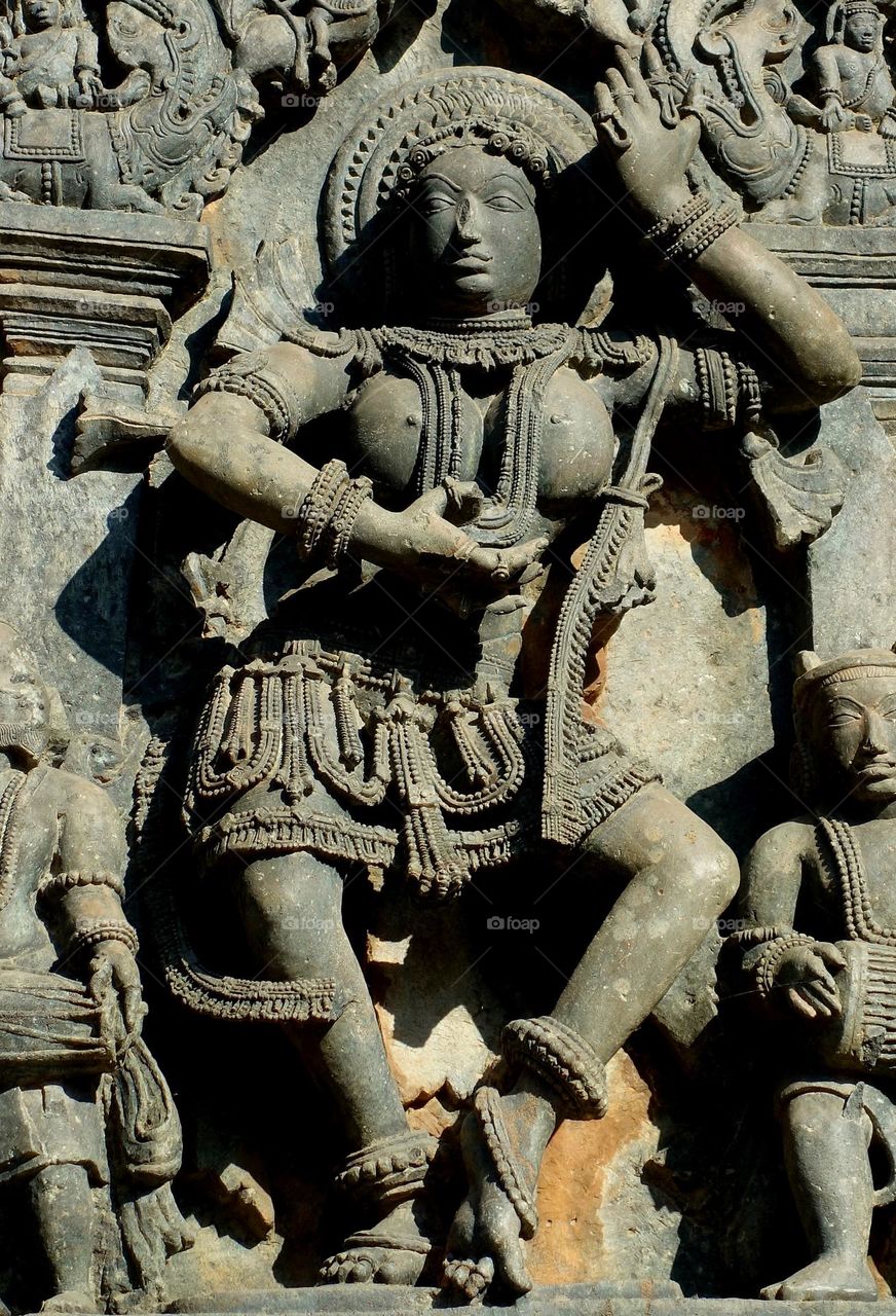 Hoysala art - Queen Shantala- 12th century - Sculpture