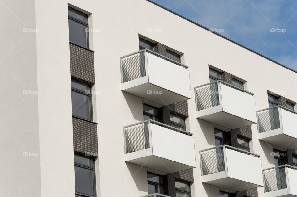 white balcony