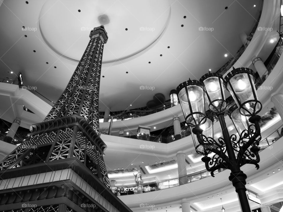 Black and White Building Interior