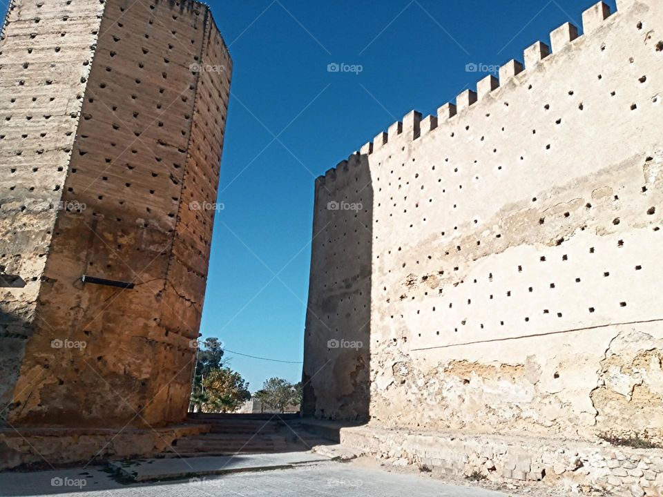 The ancient walls of Fes