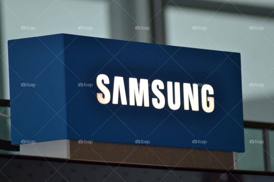 Samsung sign