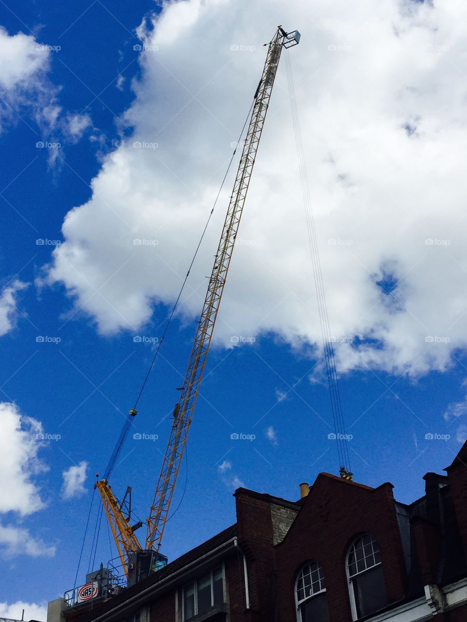 Crane. Crane over Hornsey
