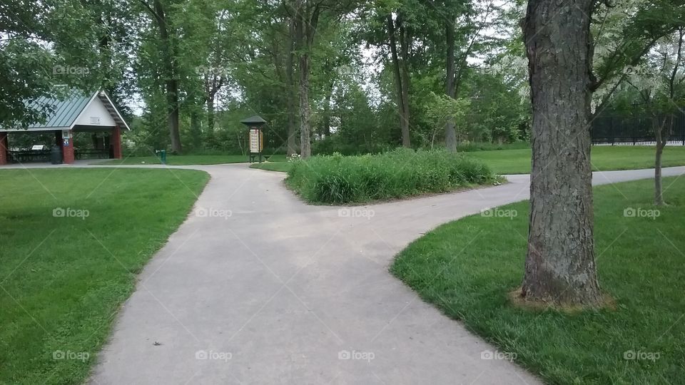 park trail