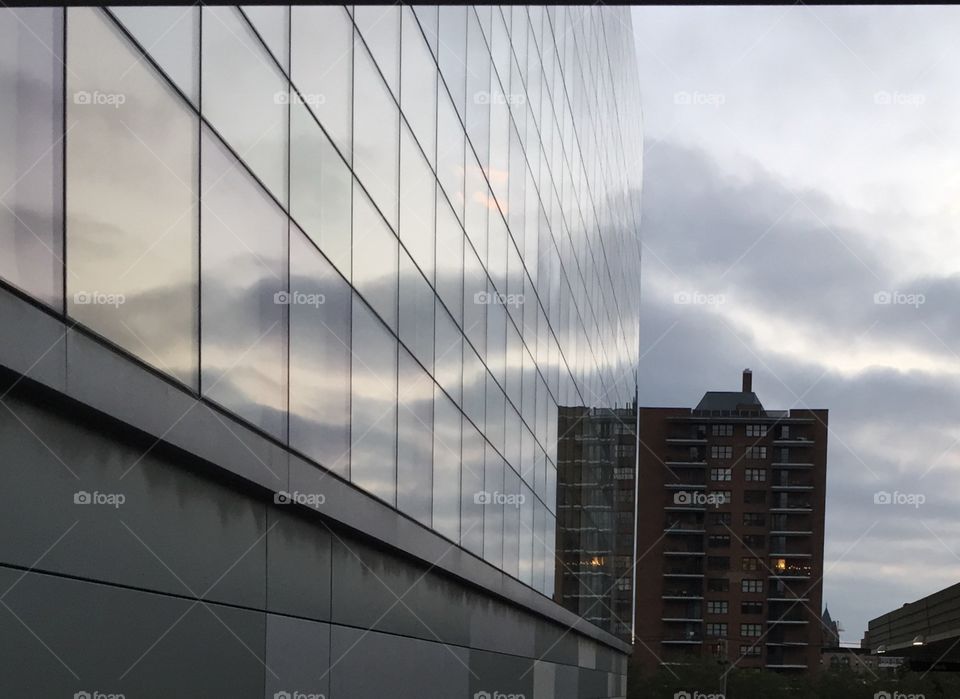 Pretty building reflection