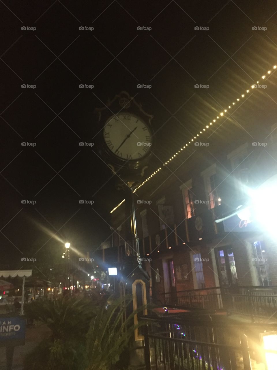 Clock in Savannah 