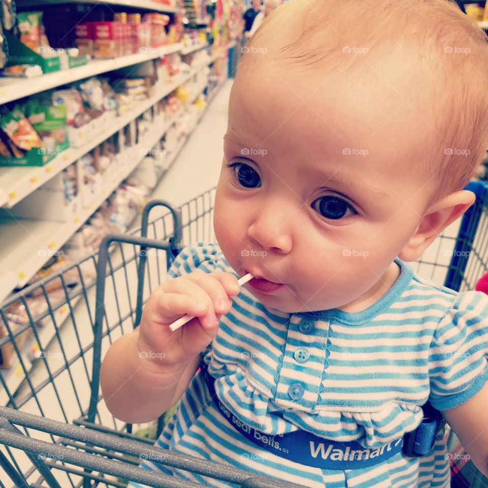 a girl and her lollipop!