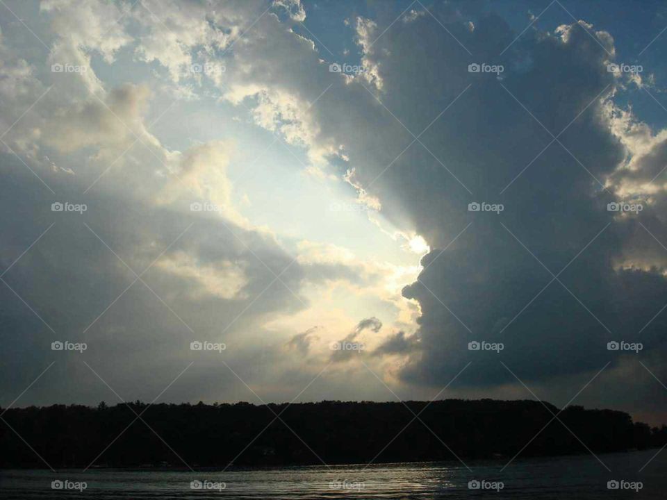 Clouds and Sun Create beauty in the sky