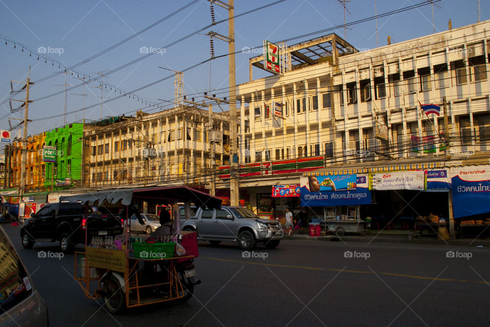 THE STREET MARKET IN PATTAYA THAILAND