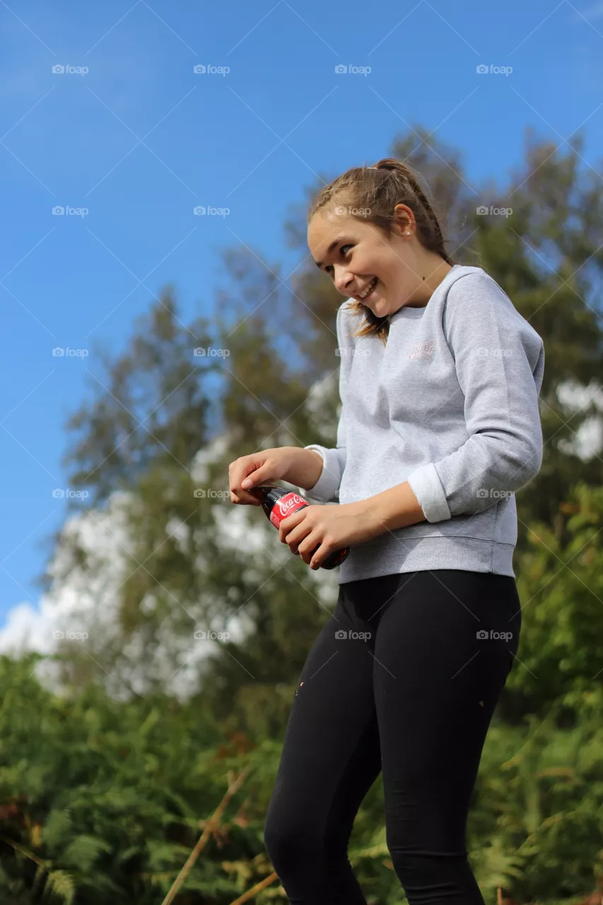 Woman, Recreation, Leisure, Outdoors, Nature