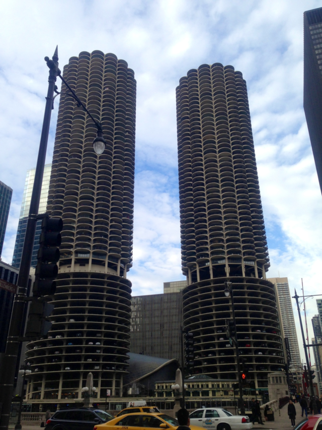 street city buildings tall by mengzishiliu