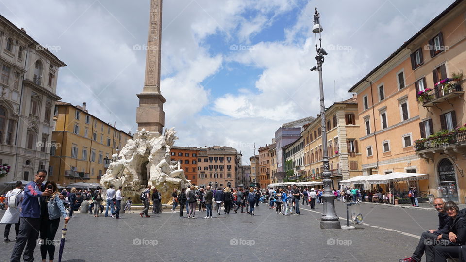 City, Street, People, Tourism, Architecture
