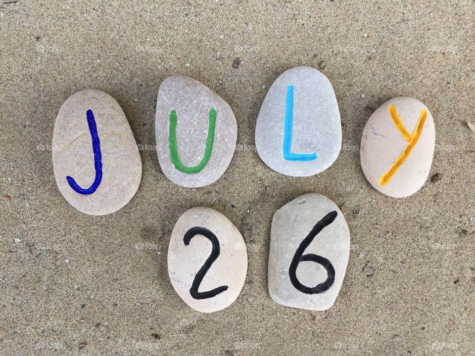 July 26 on stones