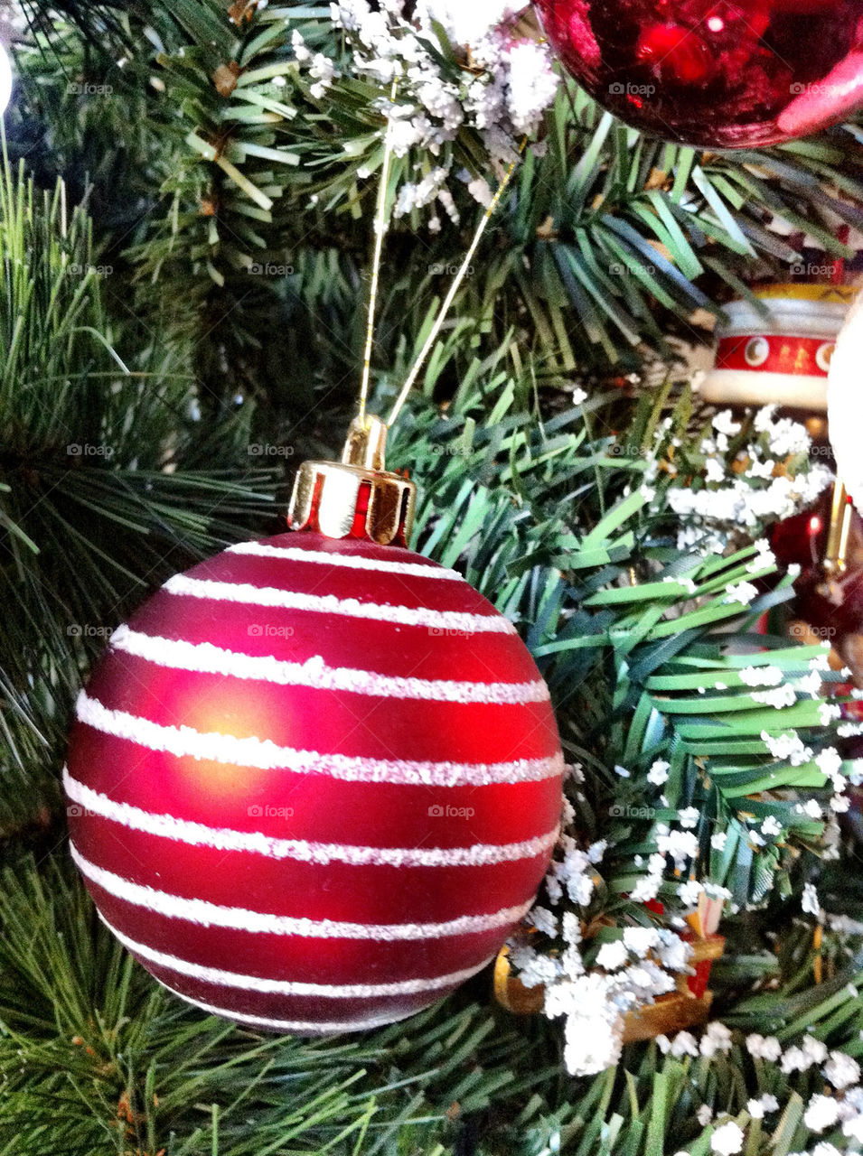 red tree christmas decoration by emmam