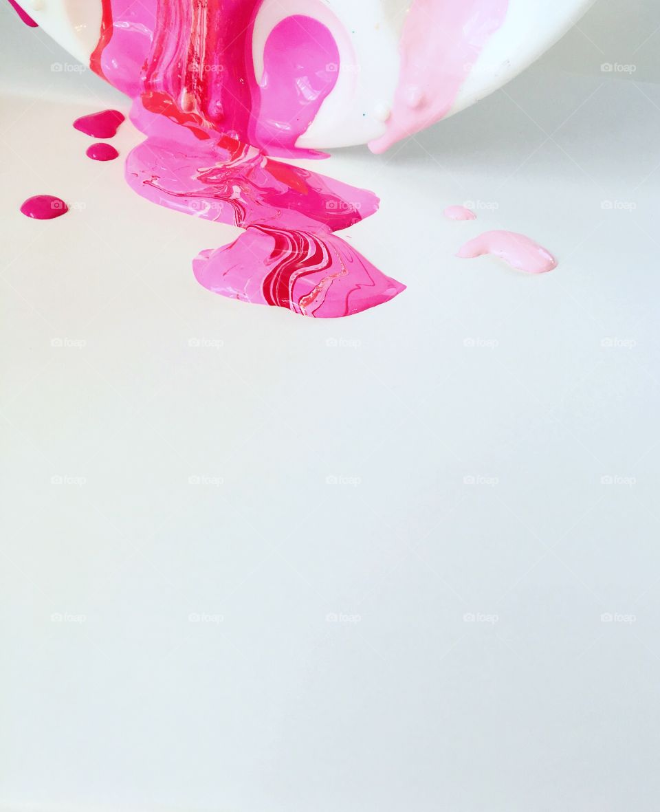 Pink paint