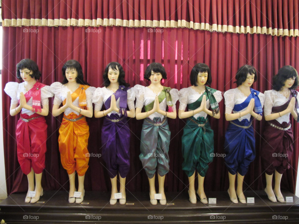 royal palace queens clothing manaquins phnom penh cambodia by jpt4u