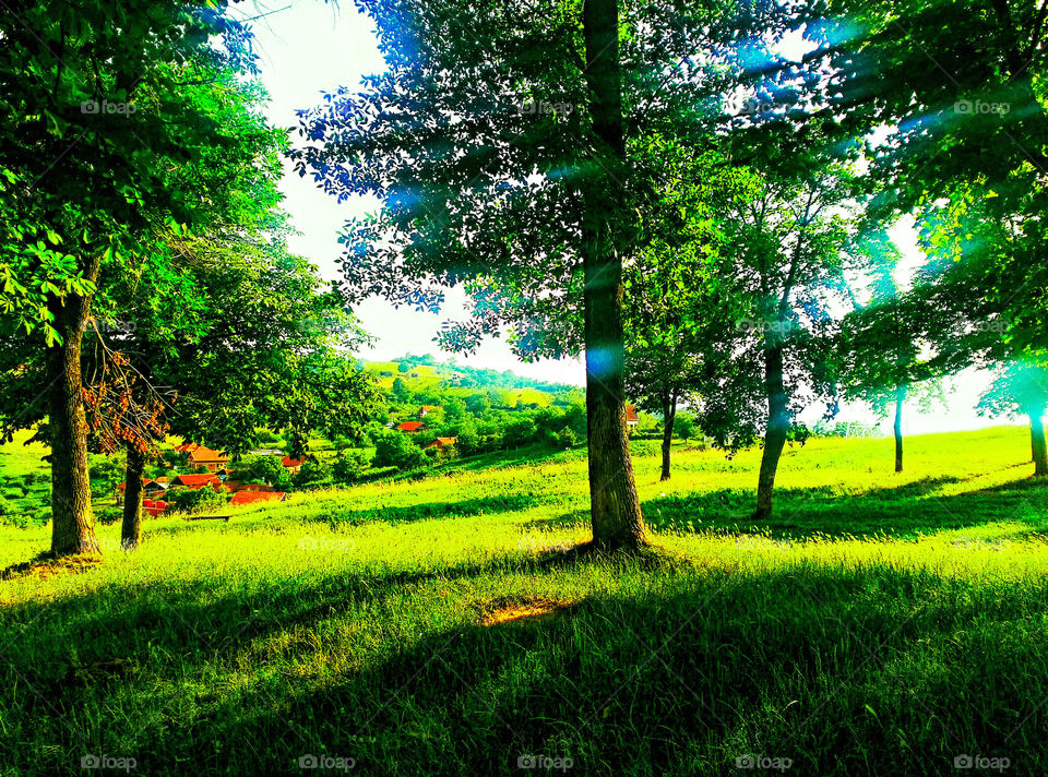 Hisar hill in Leskovac,Serbia,