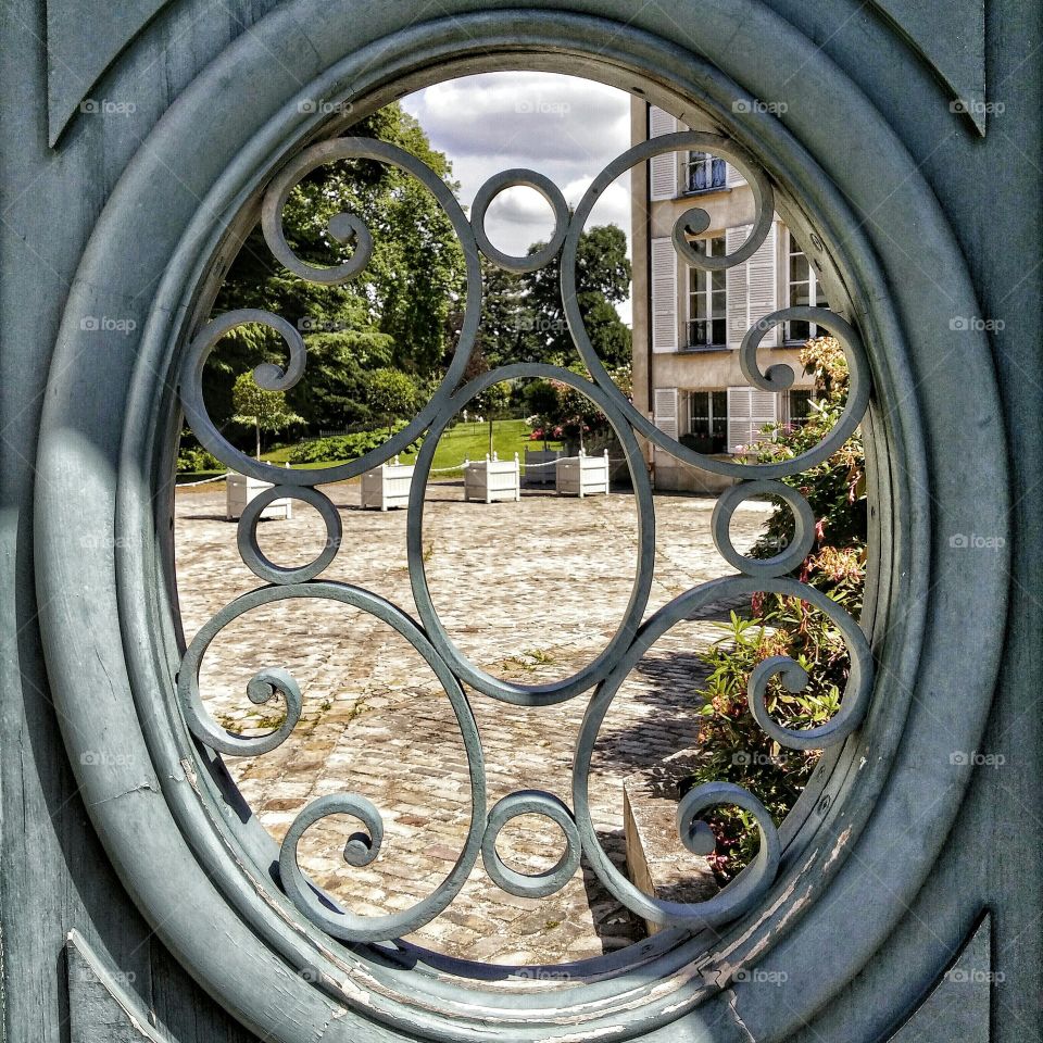 doors of a garden