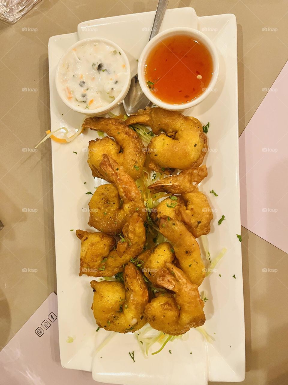 Tempura Fried Prawns 🍤