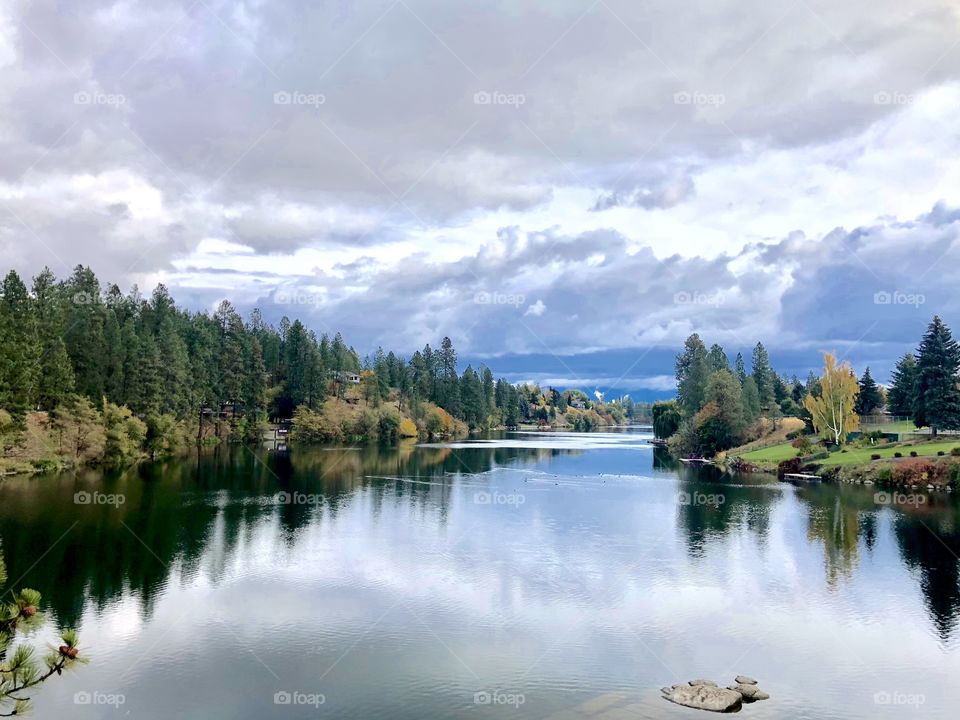 Fall Spokane River