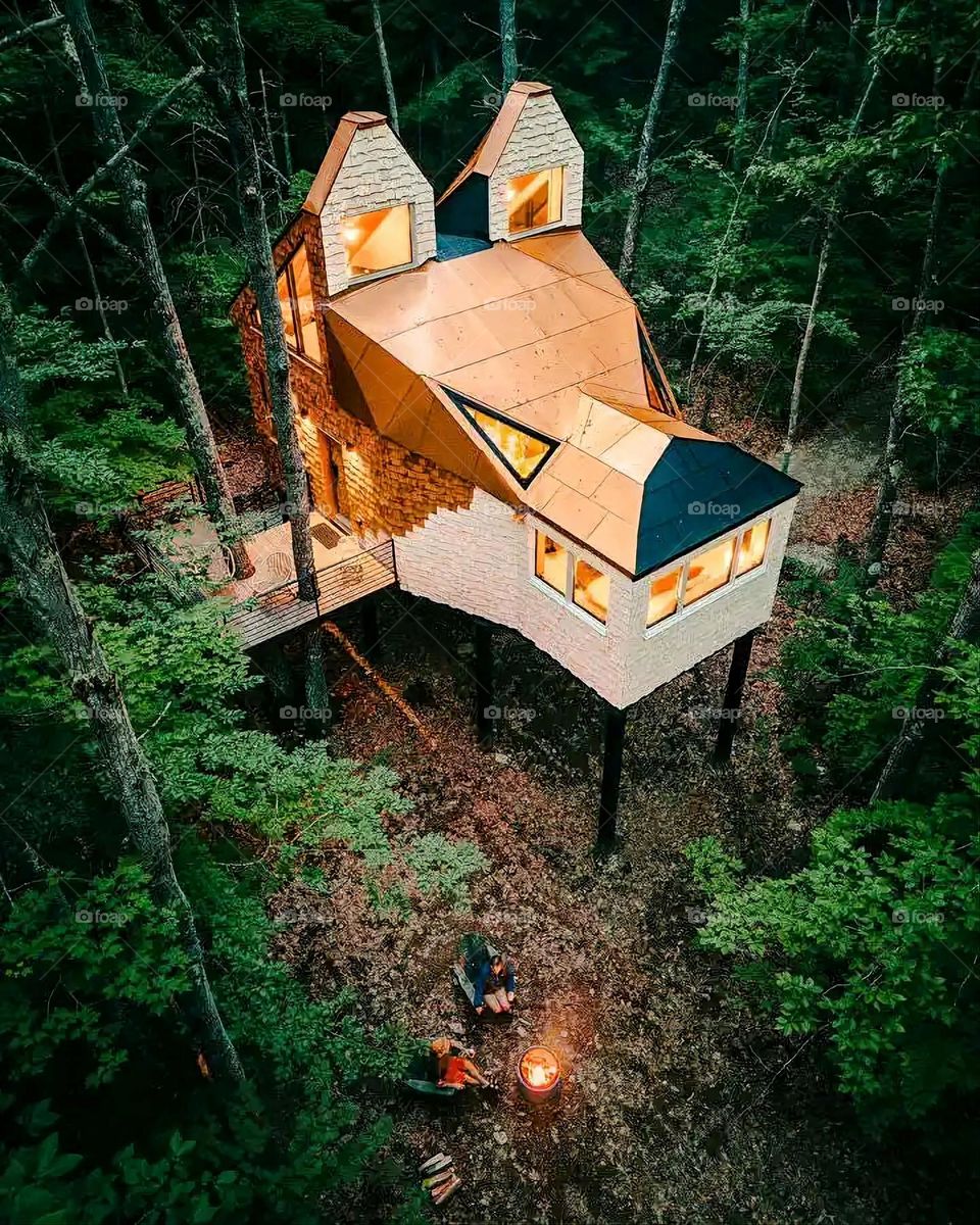 Glory be to God, the magnificent and picturesque view and the natural green trees are a view that is nothing more wonderful than it