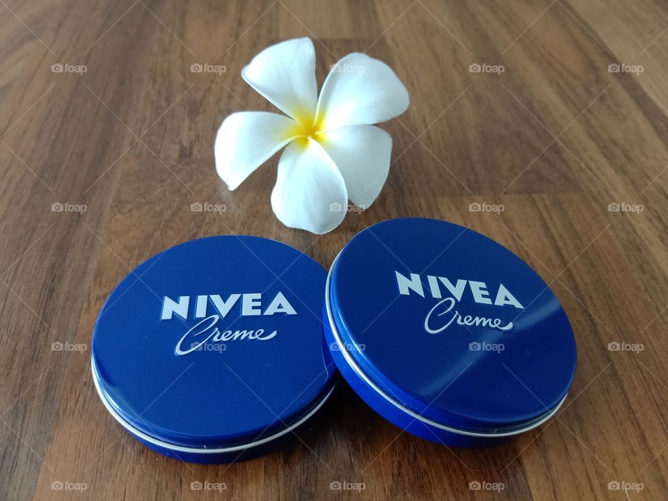 Beautiful Flower with NIVEA