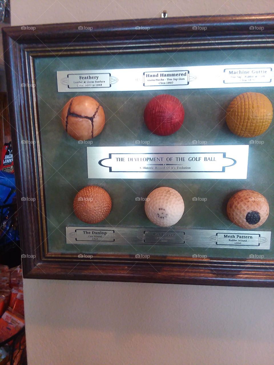 A little history about golf balls