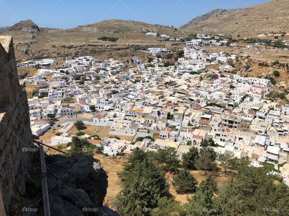 The village of lindos