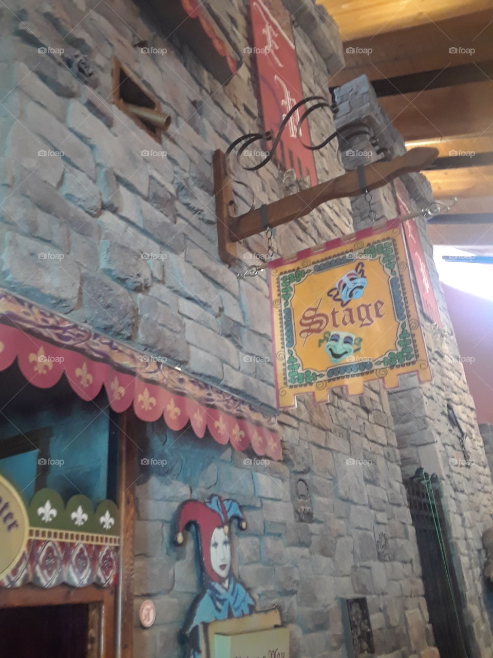 Medieval Play Stage For Kids