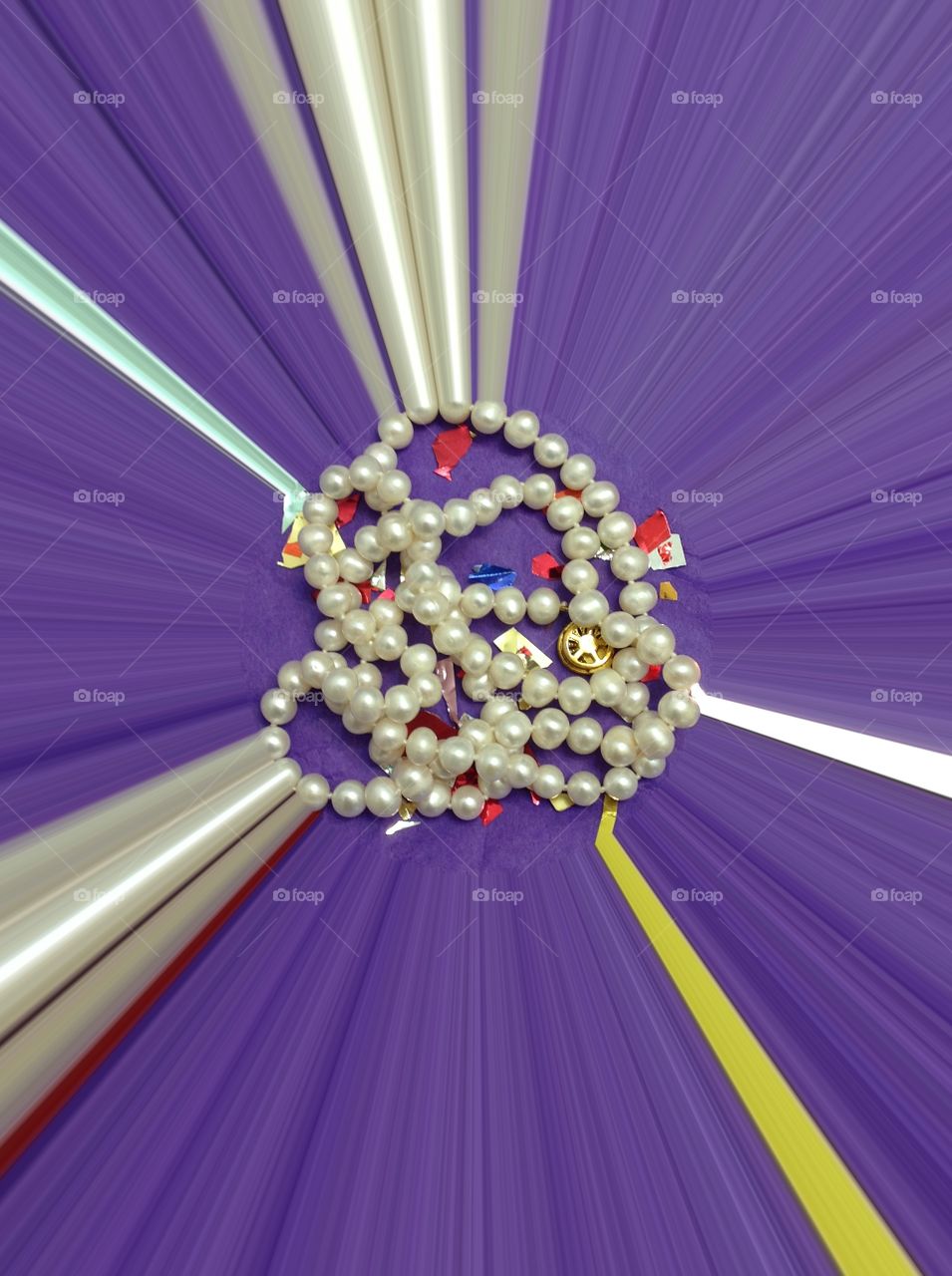 Pearls through a tunnel