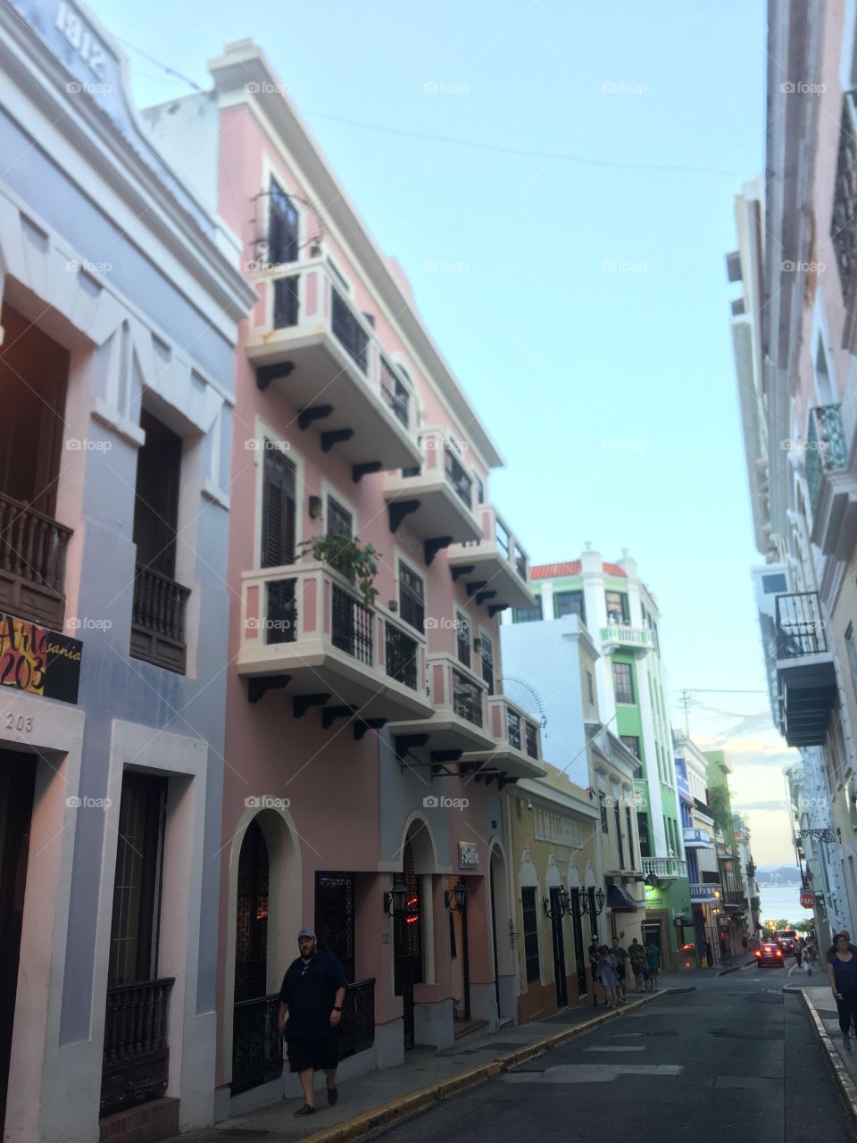 Gorgeous street in San Juan, Puerto Rico! Huge tourist attraction