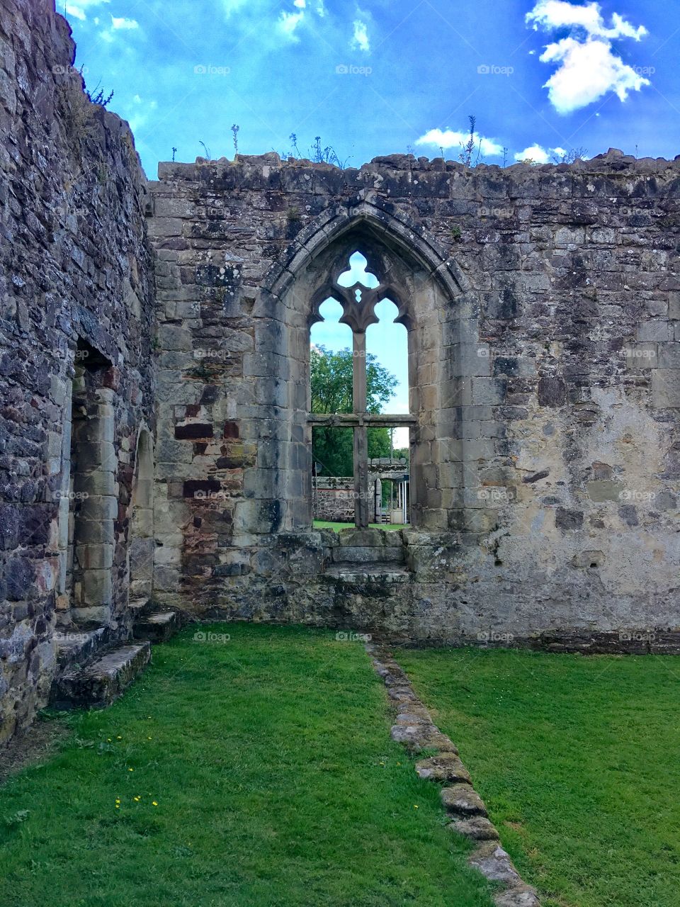 Ruined archway