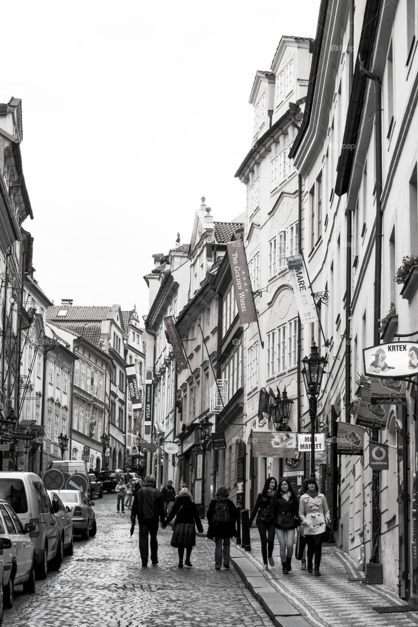 People walking on the street