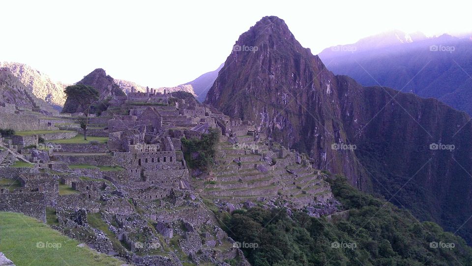 Dawn on Machu Picchu