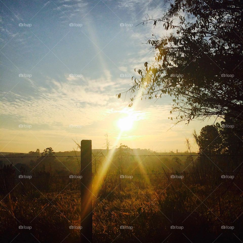 🌄🇺🇸 An extremely beautiful dawn in Jundiaí, interior of Brazil. Cheer the nature! / 🇧🇷 Um amanhecer extremamente bonito em Jundiaí, interior do Brasil. Viva a natureza! 