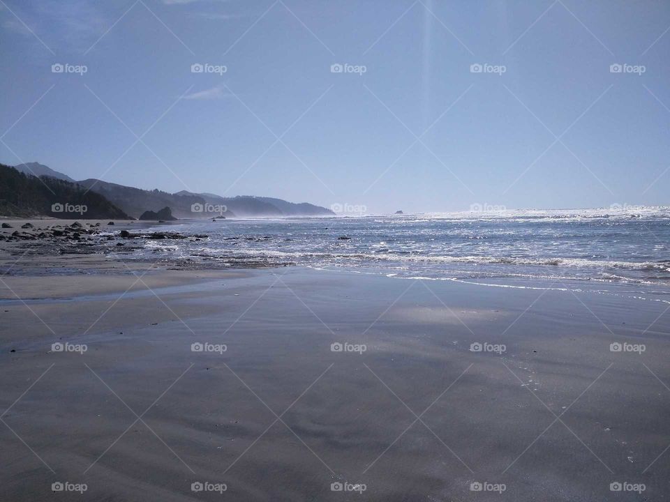 Water, Beach, No Person, Sea, Landscape