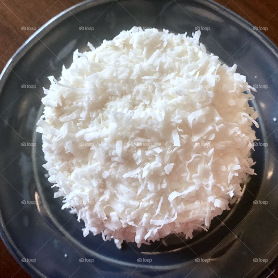 Top of Coconut Cake