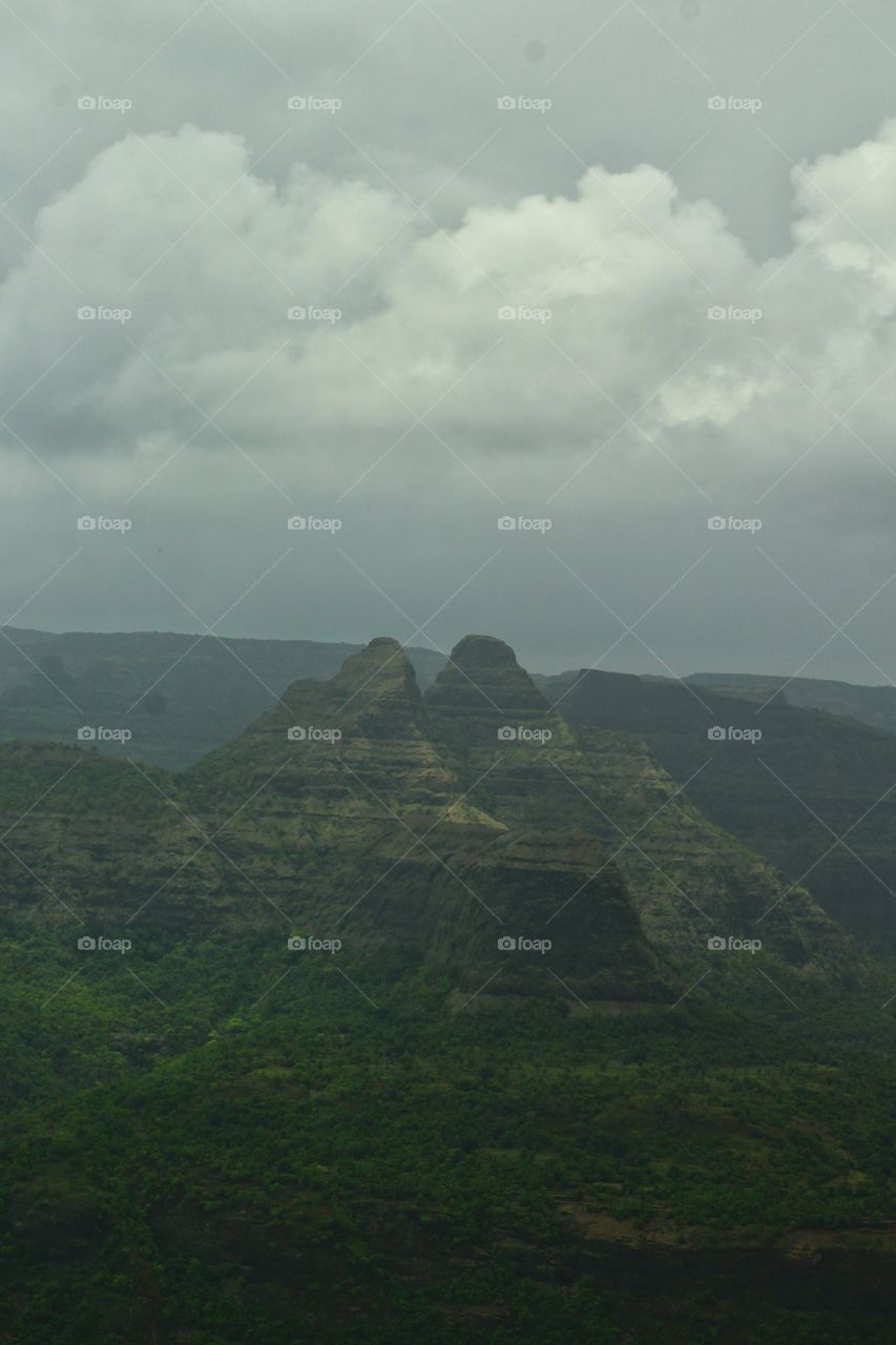 Beautiful Valley's of Raigad Fort