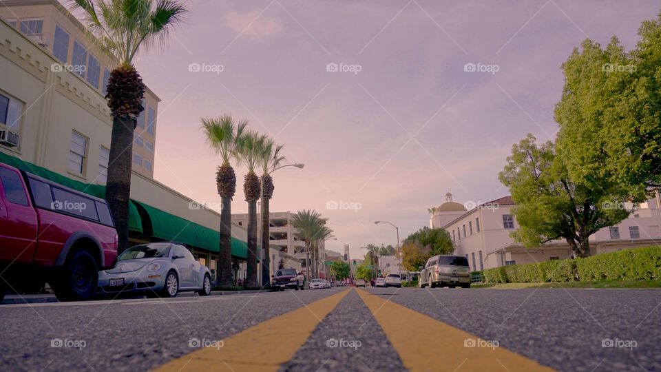 Low angle road