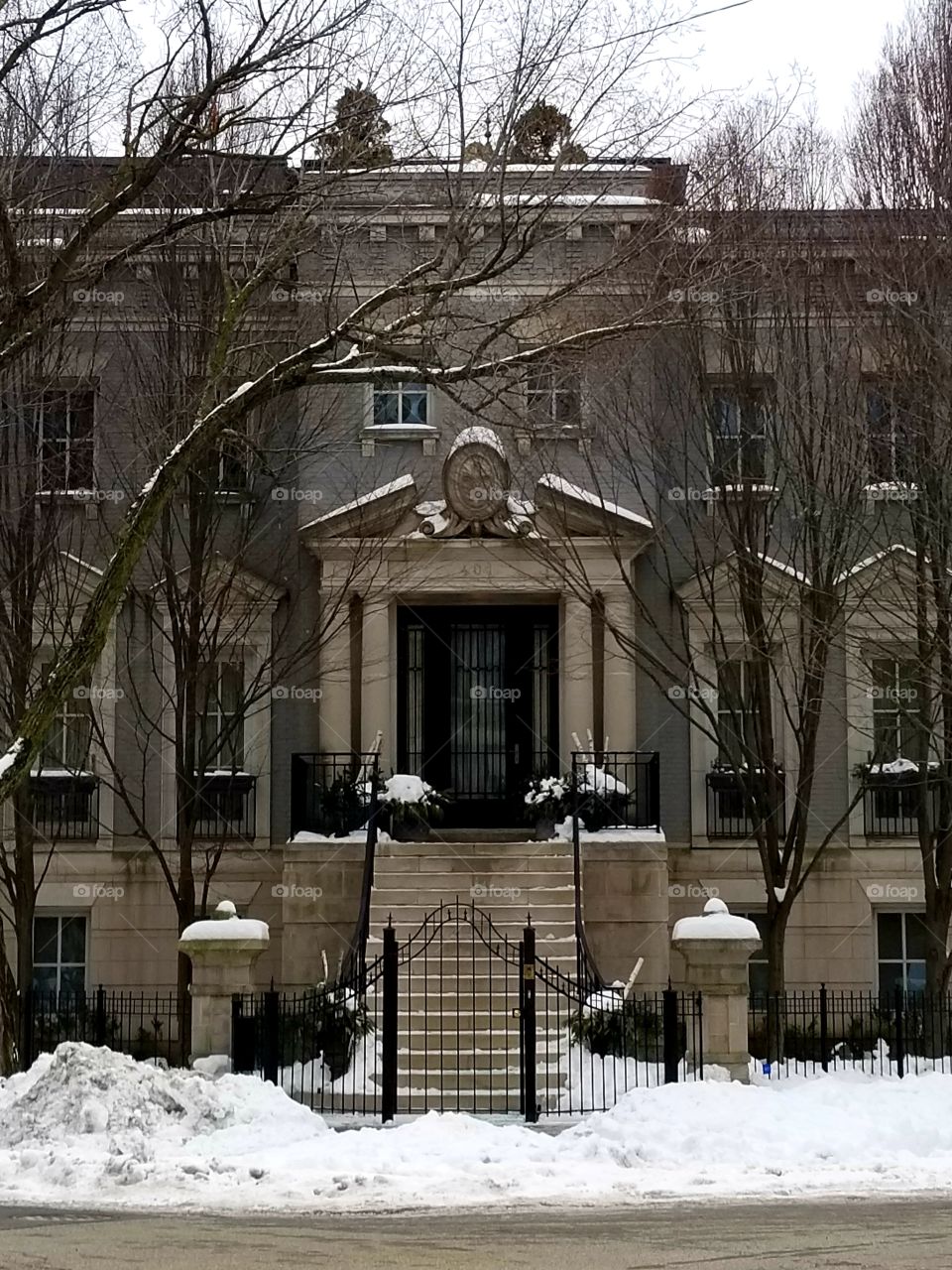 Symmetrical House on Corner