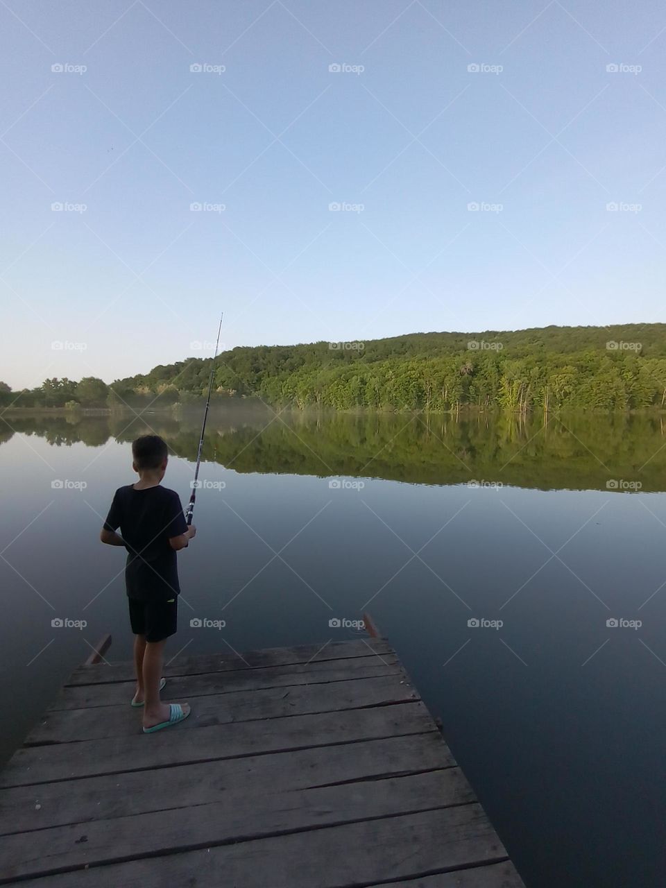 evening fishing
