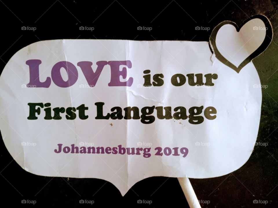 love is our first language