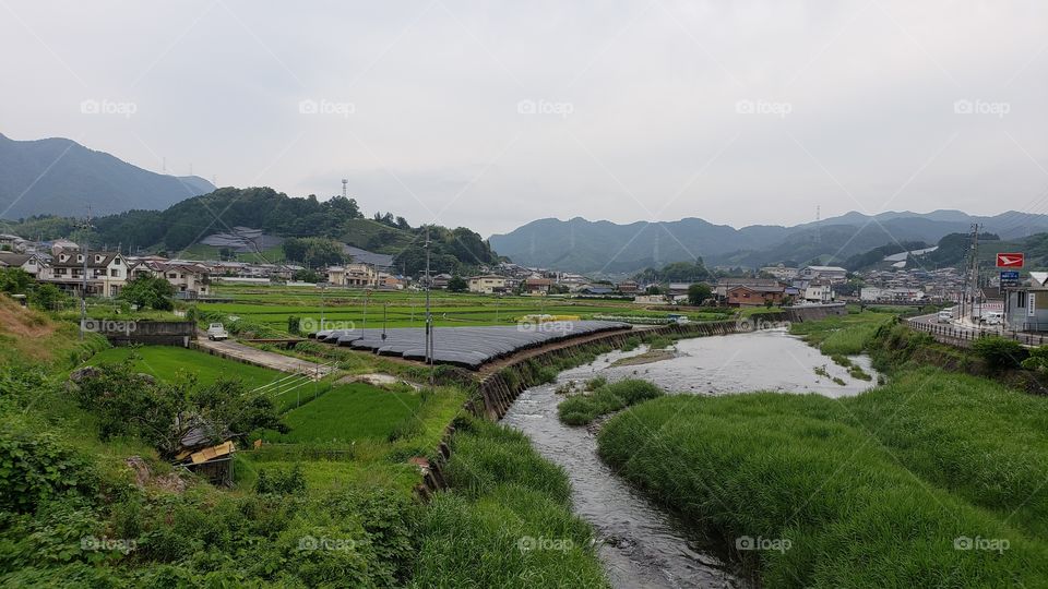 River Running Through Wazuka Japan