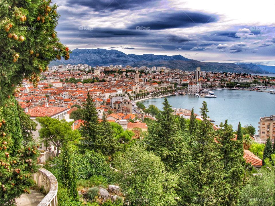 View of Split Croatia 