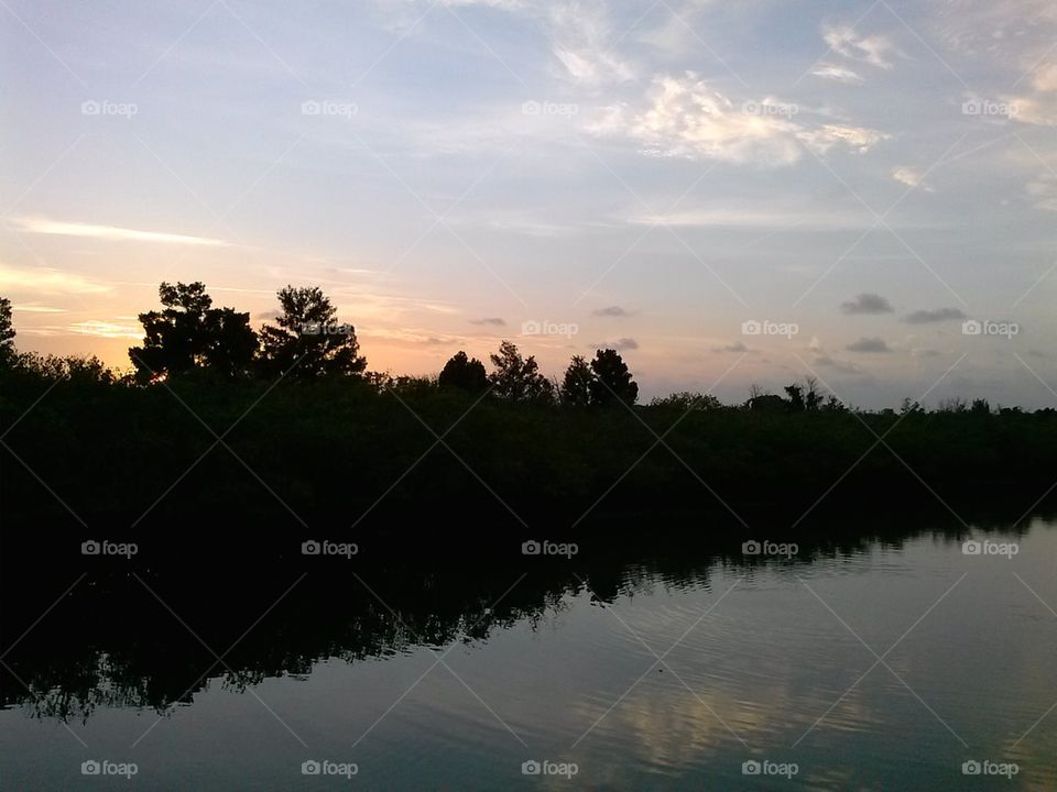 peaceful lake