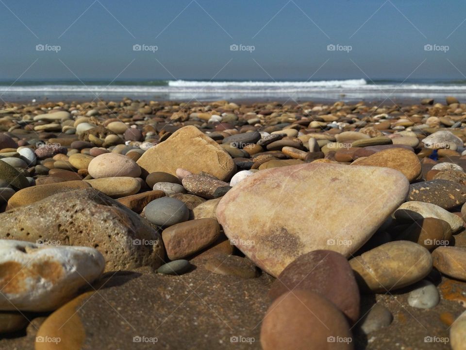 Stones in the beach