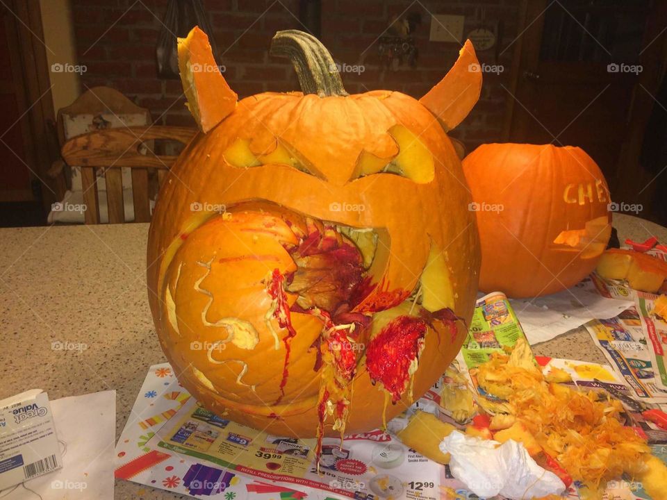 Pumpkin, Halloween, Thanksgiving, No Person, Fall