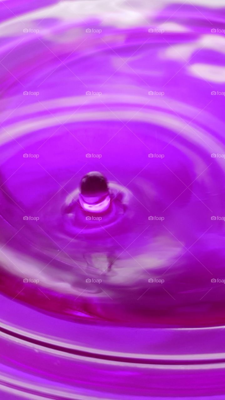 drop of water in pink