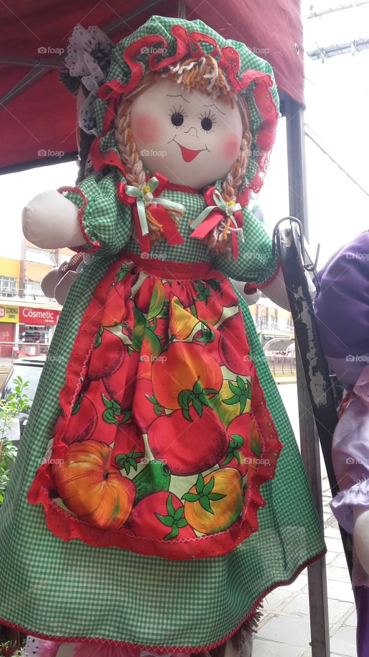 boneca puxa saco artesanal brasileira