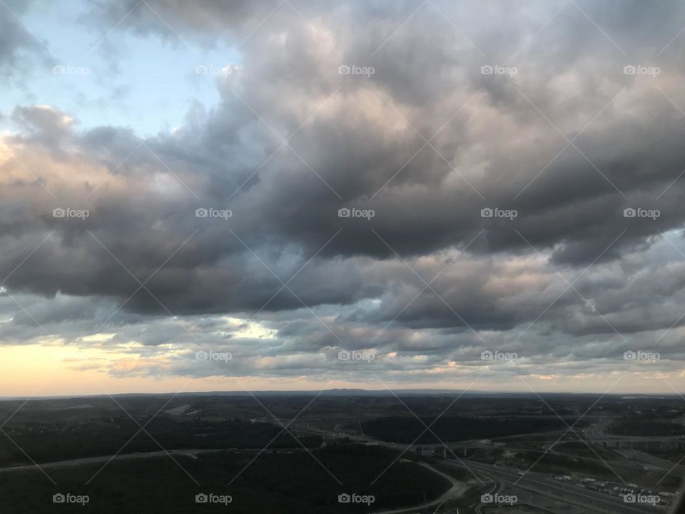 The celestial beauty of the skies - clouds like a child's dream - makes us feel extraterrestrial, like angels. Prayers might come true more up here.